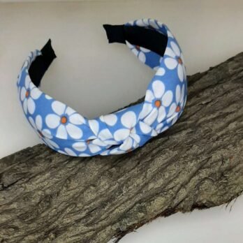 Blue Daisy Floral Flower Hair band