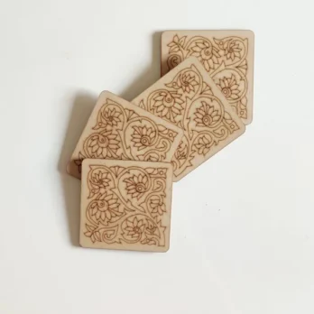 DIY Premarked Coasters Square