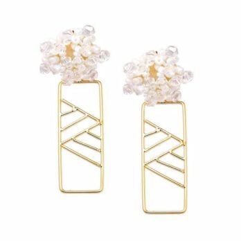 Aurora Bead Drop Earrings