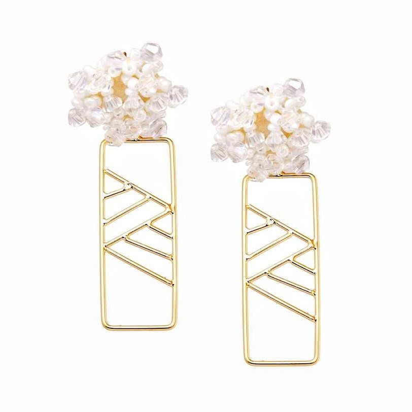 Aurora Bead Drop Earrings