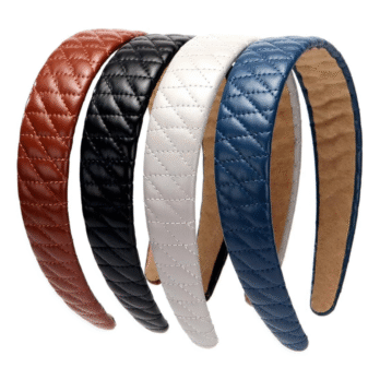 Faux Leather Hairband in Assorted Everyday Colours