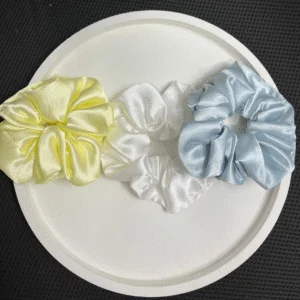 Satin Scrunchies (Set of 3)