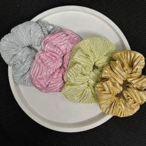 Striped Scrunchies – Glitters