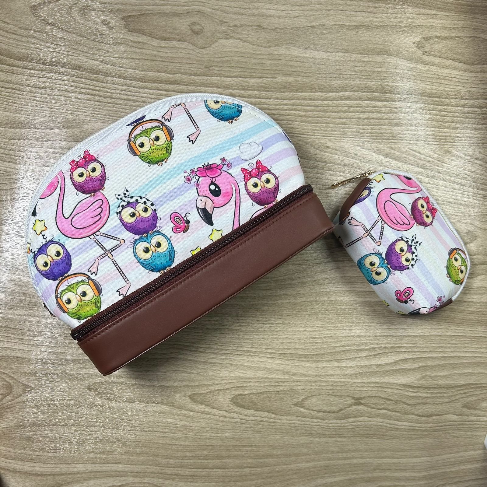 Flamingo Friends Pouch