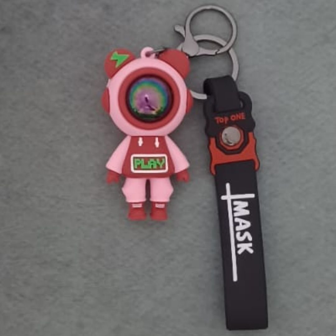 Astronaut keychain - pink