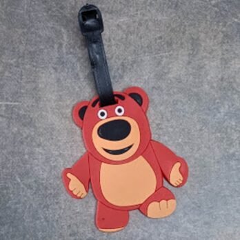 Cute Bear Silicone Luggage Tag