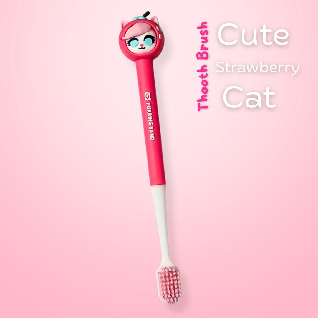 Strawberry Cat Tooth Brush