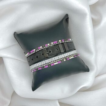Midnight Glamour Bracelet Stack