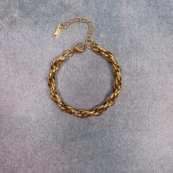 Golden Chunky Link Luxe Bracelet