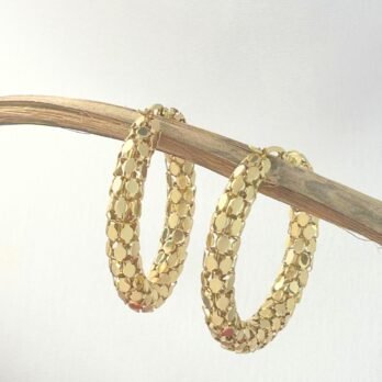 Honeycomb Luxe Hoops