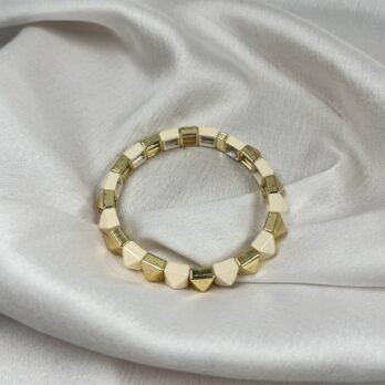 Ivory Triangle Harmony Bracelet