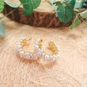 Purely Pearls – Bali Earrings