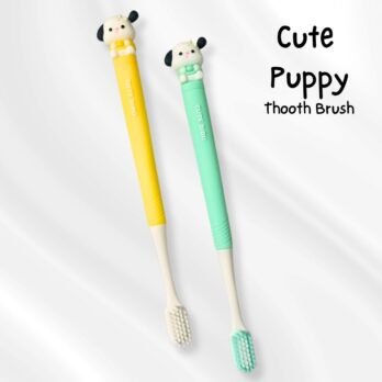 Cute Puppy Toothbrush Set of 2 for Kids