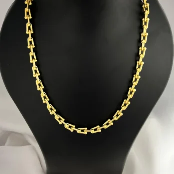 Gilded Mini Gold Link Necklace