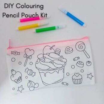 DIY Colouring Pencil Pouch Kit for Kids | Art & Craft Activity