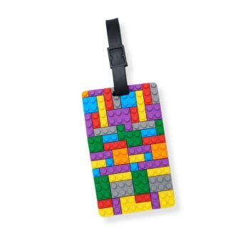 Building Block Silicone Luggage Tag